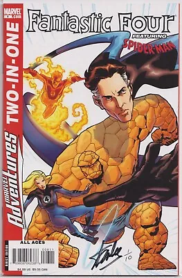 Buy Marvel Advs Two In One 8 Fantastic Four Dynamic Forces Signed Stan Lee Df Coa #1 • 279.95£