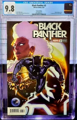 Buy Black Panther #3 Taurin Clarke 1:25 Variant Cover 1st App Tosin Oduye CGC 9.8 • 308.33£