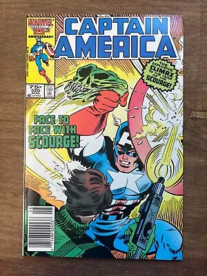 Buy Captain America 320 Marvel Comics Newsstand Variant Vs Scourge 1986 • 3.16£