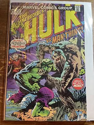 Buy The Incredible Hulk #197 Vs Man-Thing Battle Cover Art 1976 Vintage Marvel MCU • 48.65£