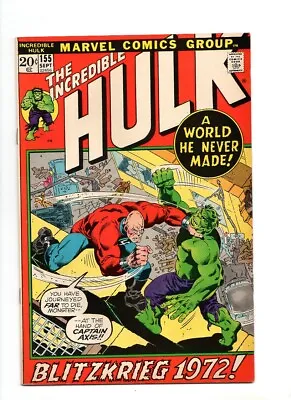 Buy Incredible Hulk #155, 1972, 1st App Shaper Of Worlds • 67.04£