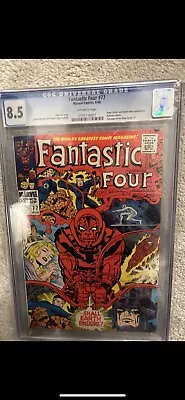 Buy Fantastic Four 77 Silver Age 1968 Key Comic CGC 8.5 • 159£