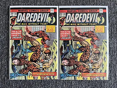 Buy (2) Daredevil #120 (Marvel Comics 1975) 1st App Of El Jaguar (2 Copies) • 15.98£
