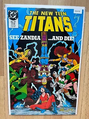 Buy The New Teen Titans 27 DC Comics High Grade E23-70 • 7.90£