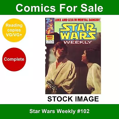 Buy Star Wars Weekly #102 Comic - VG/VG+ 06 February 1980 - Marvel UK • 3.99£
