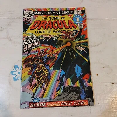 Buy The-Tomb Of Dracula Lord Of Vampire!, Doctor Strange! Comic Book #44 1976 • 30.86£
