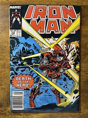 Buy Iron Man 230 Newsstand Mark D Bright Cover 1st App Firepower Marvel Comics 1988 • 5.49£