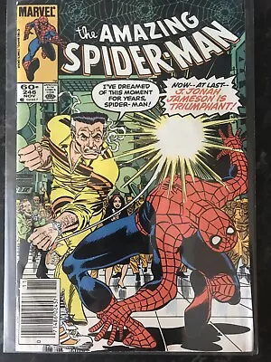 Buy Amazing Spider-man Issue Number 246 Romita Jr Vintage Marvel Comics Cents Cover • 12.99£