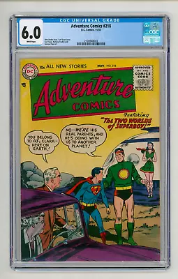 Buy Adventure Comics #218 CGC 6.0 FN Fourth Highest Graded - Rare • 399£