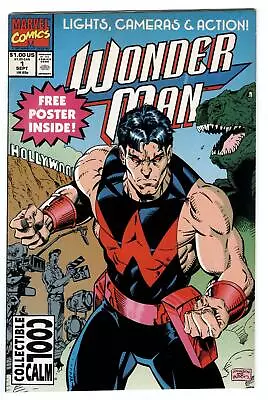Buy Wonder Man #1 Movie Poster Intact KEY Marvel Comics Sept 1991 MCU Solo Series NM • 5.61£