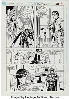 Buy Bob McLeod And Brett Breeding ORIGINAL ART Action Comics #656 SUPERMAN (1990) • 237.17£