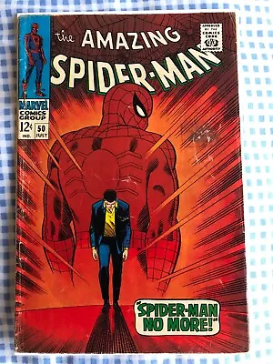 Buy Amazing Spider-Man 50 (1967) 1st App Of Kingpin, Cents • 349.99£