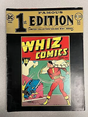 Buy VINTAGE FAMOUS FIRST EDITION Whiz Comics, 1st Captain Marvel! Treasury DC 1974 • 15.89£