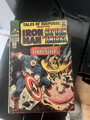 Buy Tales Of Suspense #74 Marvel Comics 1965 Iron Man Captain America Lee/Kirby • 31.72£