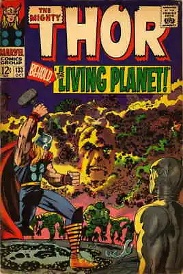 Buy Thor #133 VG; Marvel | Low Grade - 1st Cover Appearance Ego The Living Planet - • 39.57£