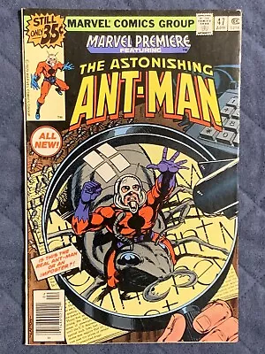 Buy Marvel Premiere #47 First App Of Ant-Man Scott Lang  Cassie Lang Comic Book • 52.20£