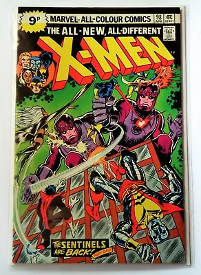 Buy UNCANNY X-MEN #98 🔑 KEY ISSUE 1st Amanda Sefton Marvel Bronze Age Comic 1976 • 85£
