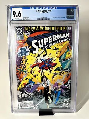 Buy Action Comics #700 CGC 9.6 (1994) Superman Anniversary /Marriage Ross & Lang • 39.80£