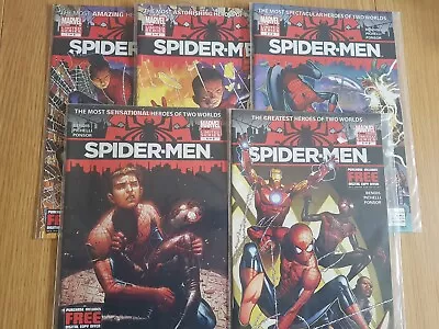 Buy Spider-Men 1-5 - Full Series - 1st Meeting Miles And PP • 39.99£