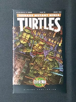 Buy Teenage Mutant Ninja Turtles #50 1992 Mirage First Print City At War NM-9.2  • 18.10£