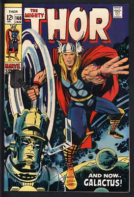 Buy Thor #160 7.5 // Galactus Hunts Down Ego The Living Planet Marvel 1969 • 92.50£