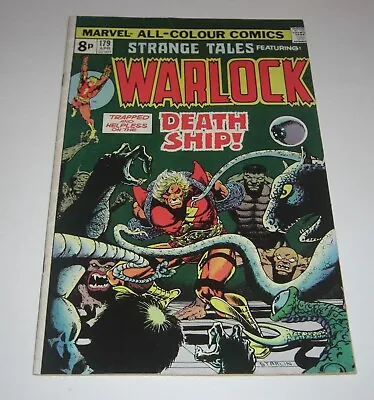 Buy Strange Tales Featuring Warlock, Issue 179, Marvel, 1975, Average Condition • 3£