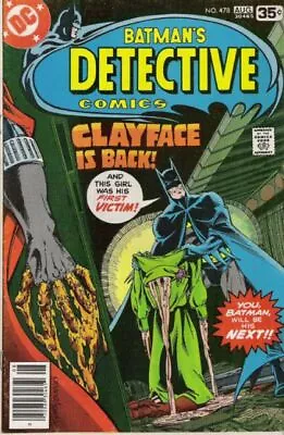Buy DC Comics Detective Comics Vol 1 #478A 1978 5.0 VG/FN 🔑 • 18.43£