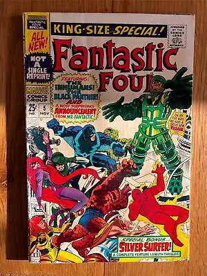Buy Fantastic Four Annual #5 First Livewire; Shellshock; Psyco-Man; Silver Surfer So • 40£