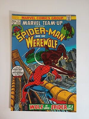 Buy Marvel Team-Up #12 VF Kane & Romita Spider-man & Werewolf  Key 1st Moondark • 45.06£