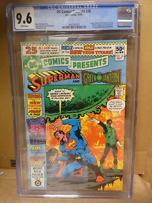 Buy Dc Comics Presents 26 New Teen Titans Superman CGC 9.6 1980 • 699.99£