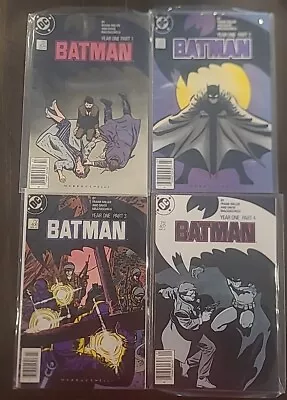 Buy Batman 404 405 406 407 YEAR ONE Complete Run DC Comics 87 Miller All Newsstand  • 43.97£