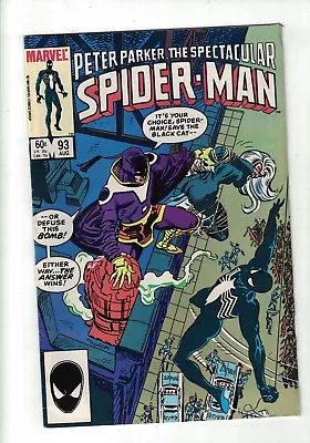 Buy MARVEL COMIC Peter Parker The Spectacular Spider-man No 93 Aug 1984 60c USA • 4.24£
