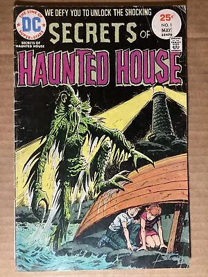 Buy Secrets Of Haunted House 1 DC Comics 1975 GD+ • 8.11£