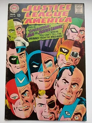 Buy JUSTICE LEAGUE OF AMERICA #61 (Fox/Sekowsky) DC Comics 1968 FN • 12£