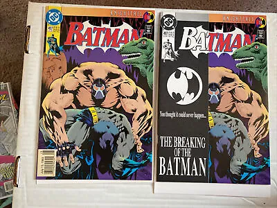 Buy Batman # 497 Newsstand And Direct 9.6 9.8 Near Mint Nm BANE • 67.40£