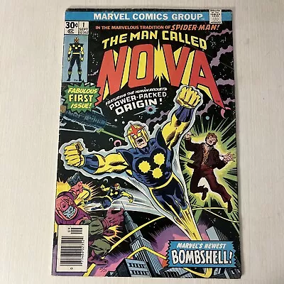 Buy Nova #1 (Marvel, September 1976) 1st Appearance Of Richard Ryder Nova! • 40.08£