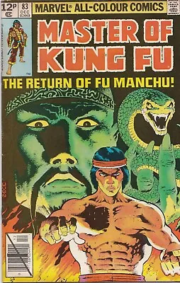 Buy Master Of Kung Fu #83 Dec 1989 FINE 6.0 1st Appearance Order Of The Golden Dawn • 3.50£