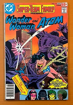 Buy Super Team Family #14 Wonder Woman & Atom (DC 1978) VF- Bronze Age Comic • 10.46£