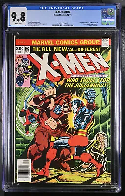 Buy X-men #102 (1976) - Cgc Grade 9.8 - Lilandra Face Reveal Juggernaut Appearance! • 1,445.67£