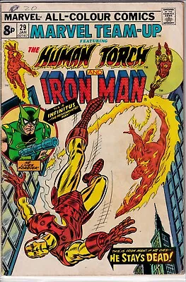 Buy Marvel Team-Up #29 Human Torch And Iron Man Marvel Comics • 4.99£