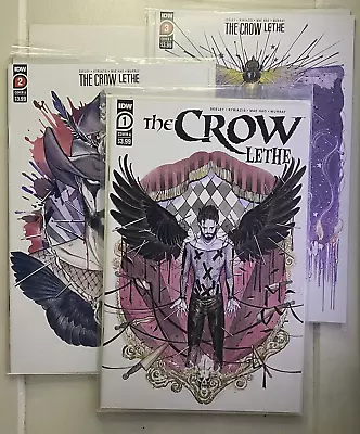 Buy The Crow Lethe #1 1st Print & 2 3 2nd Prints Peach Momoko Cover IDW Comics 2020 • 14.07£