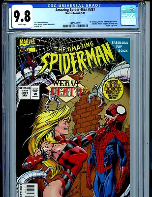 Buy Amazing Spider-man # 397 CGC 9.8 1995 Marvel Flip Book 1st Stunner Amnricons K69 • 232.17£