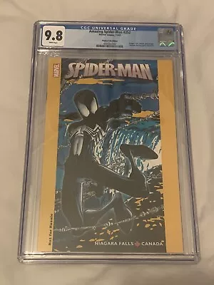Buy Amazing Spiderman #252 CGC 9.8 1st Black Suit Niagara Falls Edition White Pages • 775£