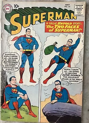 Buy Superman 137 DC 1960 Comic Book • 16.07£