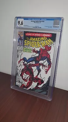 Buy Amazing Spider-Man 361 9.6 CGC 1st Full Appearance Of Carnage 1992 White Pages • 190£