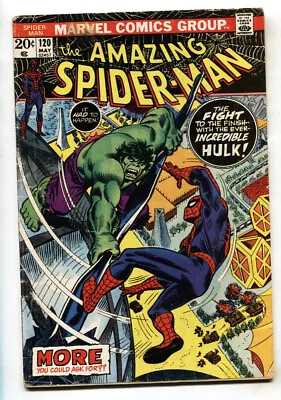 Buy Amazing Spider-man #120 1973- Hulk Battle Issue Comic Book • 47.57£