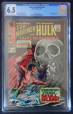 Buy Tales To Astonish #96 🌞 CGC 6.5 OW/WH 🌞 Hulk And Sub-Mariner 1967 • 55.50£