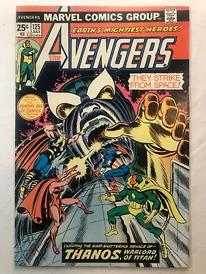 Buy Avengers #125 Vintage Bronze Marvel July 1974 Very Nice Condition & Free Ship! • 63.92£