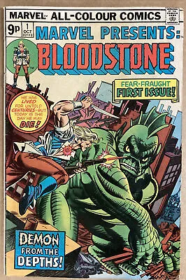 Buy Marvel Presents Bloodstone #1 Oct 1975 1st App  Ulysses Bloodstone Nice Key 🔑 • 19.99£