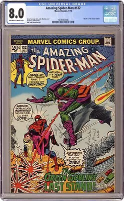 Buy Amazing Spider-Man #122 CGC 8.0 1973 1618387008 • 391.35£